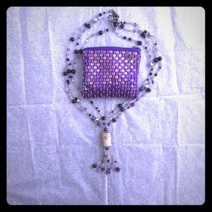 Amethyst Beaded Necklace